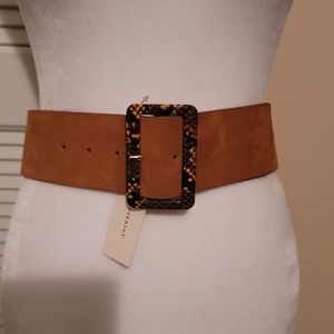 Anthropologie tan belt size S
